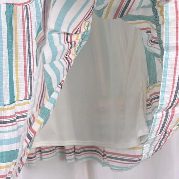 Altar'd State New Women’s Medium Short Sleeve Striped Dress - Picture 5 of 8